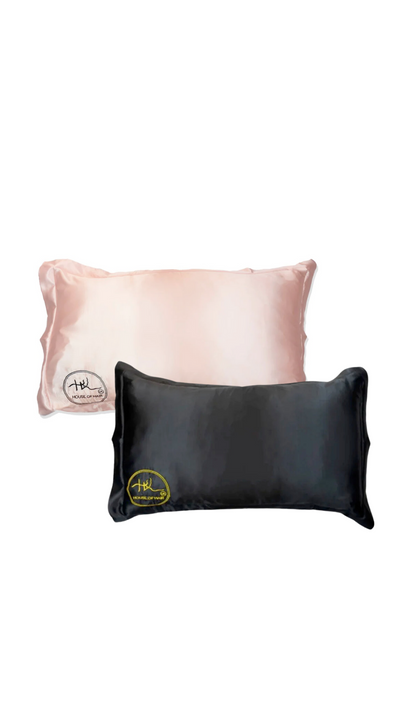 Silk Pillow in Pink or Black