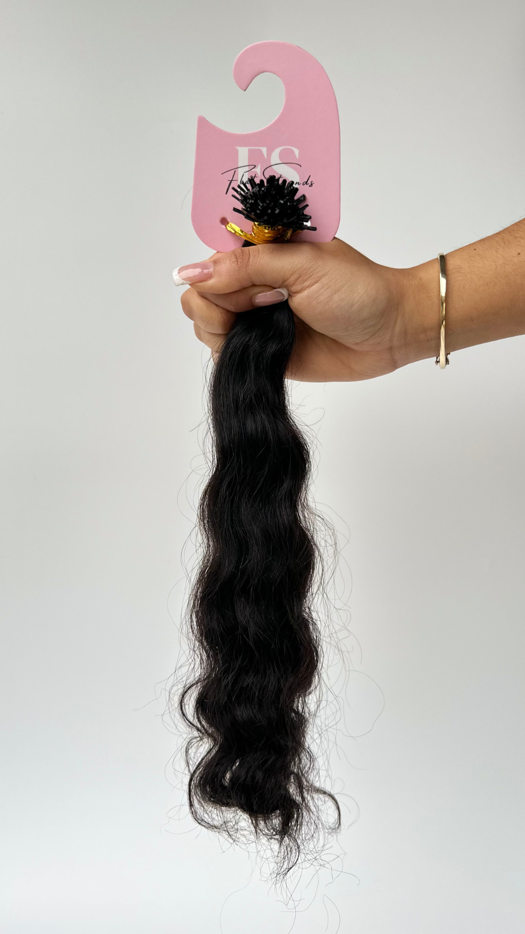 Indian Wavy Flat Strands Ebony (1B)