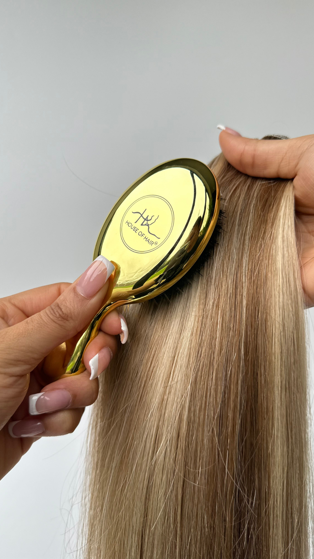 Gold Hair Extension Brush