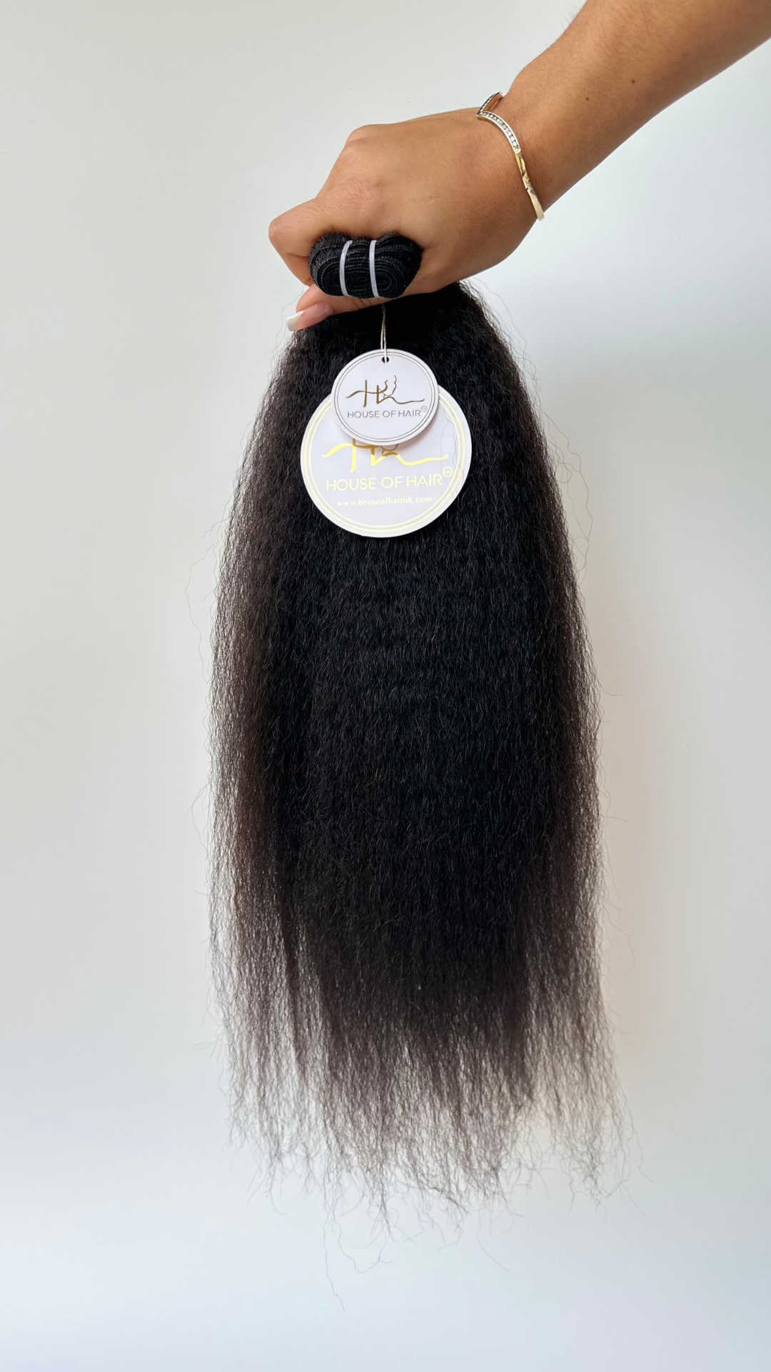 Kinky Straight Weft Ebony (1B)