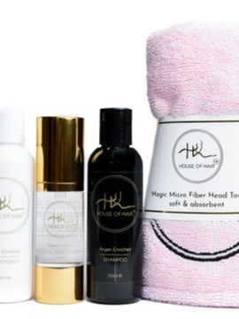 Travel size hair care set