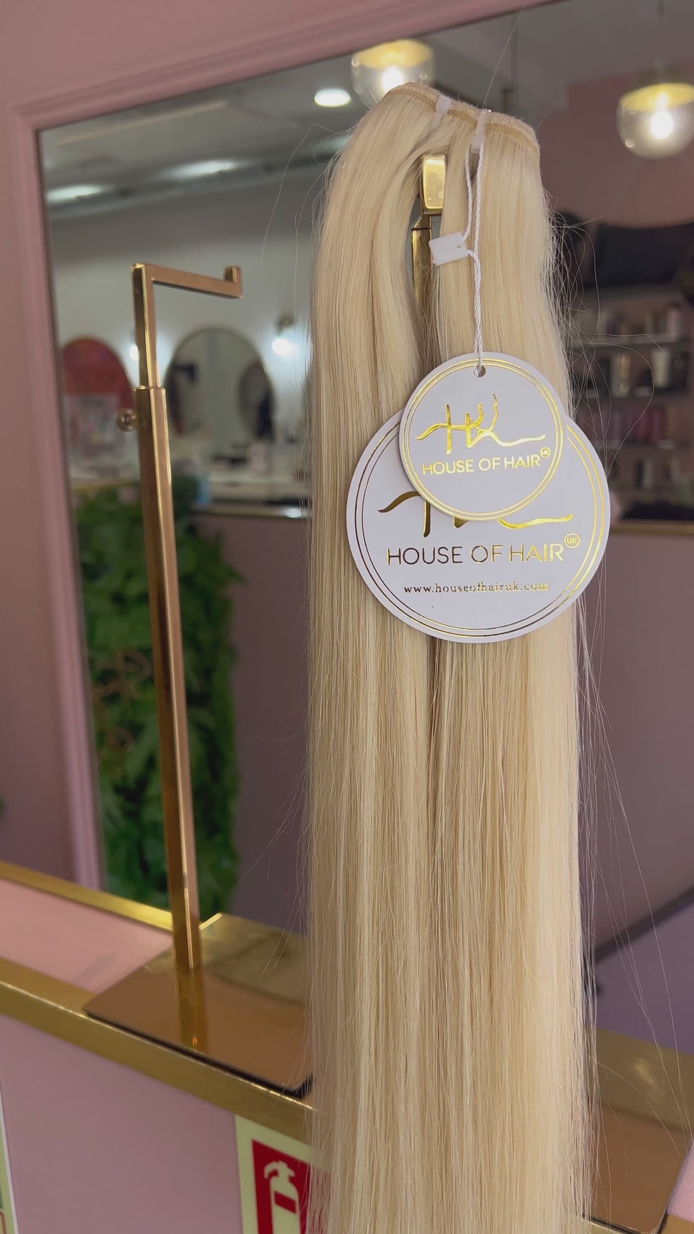 Straight weft Vanilla Blonde (613)