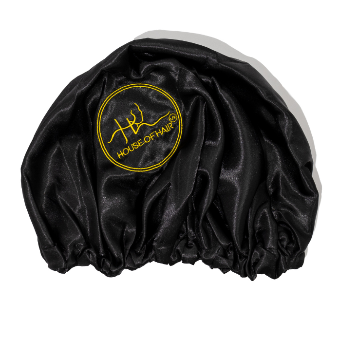 Silk Hair Bonnet in Pink or Black