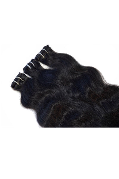 Indian Wavy Weft Ebony (1B)