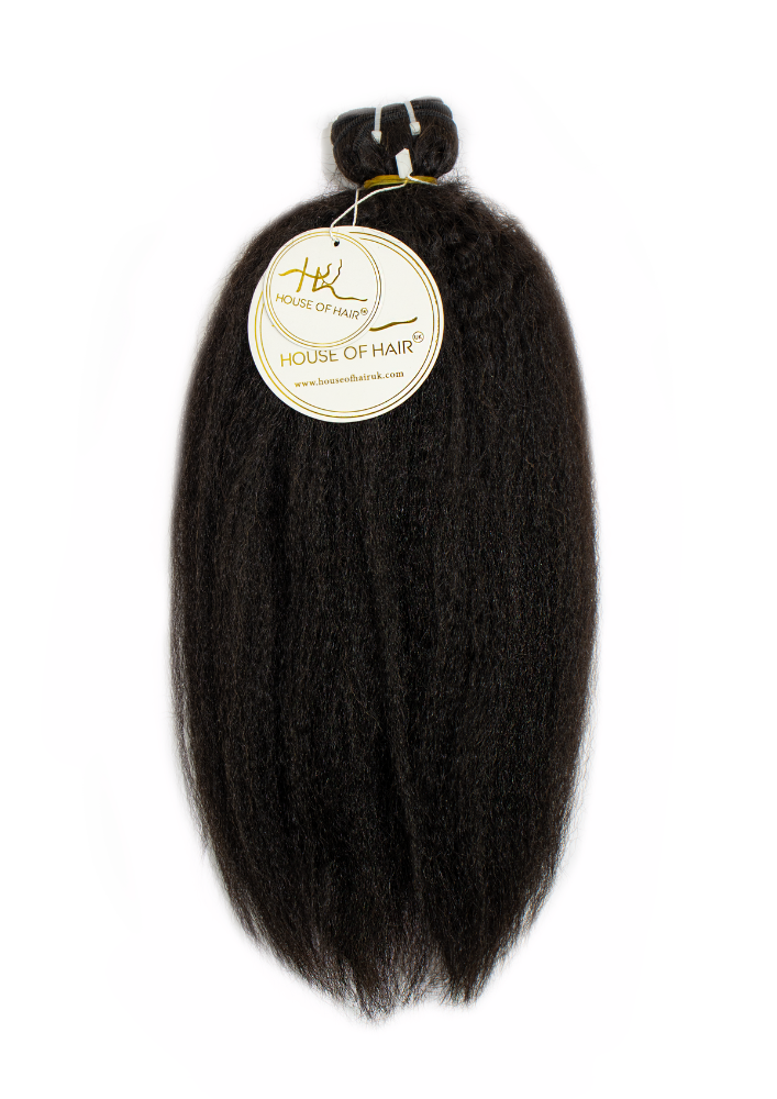 Kinky Straight Weft Ebony (1B)