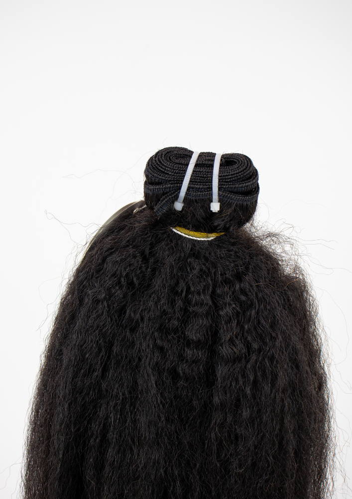 Kinky Straight Weft Ebony (1B)