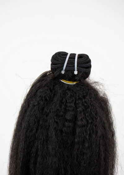 Kinky Straight Weft Ebony (1B)