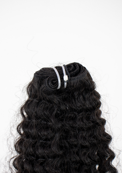 Tight Curly Weft Ebony (1B)