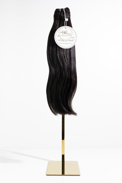 Yaki Straight Weft Ebony (1B)